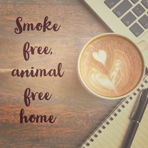 Smoke free and animal free home